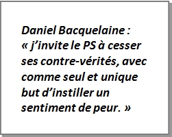 le ps doit cesser ses contre-vérités