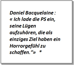 Daniel Bacquelaine : « Ich lade die PS ein, seine Lügen aufzuhören, die als einziges Ziel haben ein Horrorgefühl zu schaffen.“»